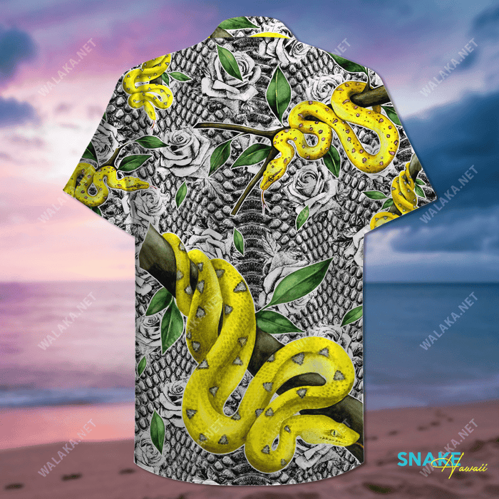 Awesome Snake Unisex Hawaiian Shirt
