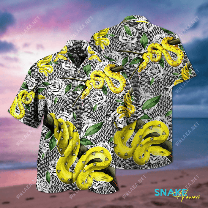 Awesome Snake Unisex Hawaiian Shirt