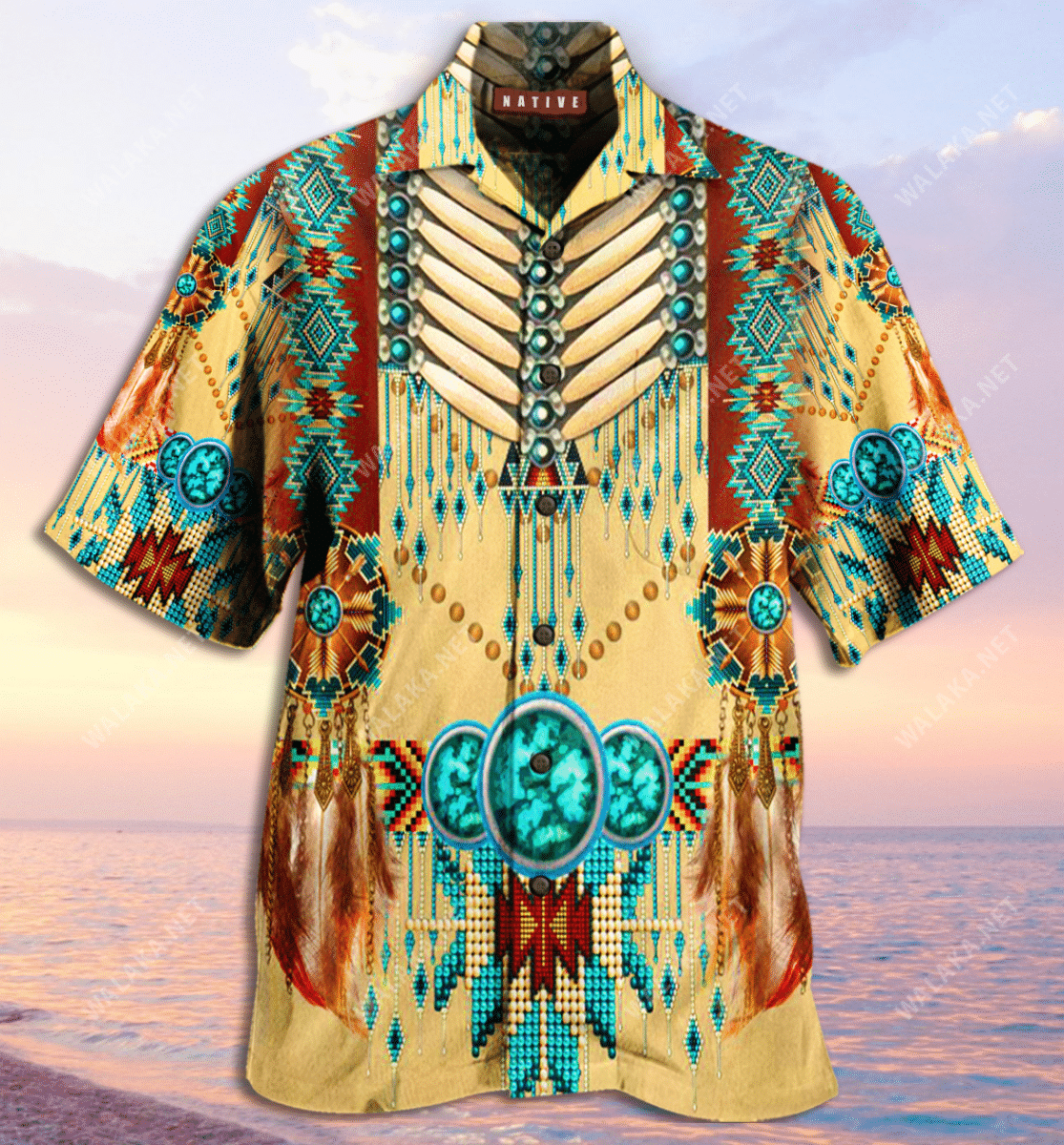 Definitely Native American Unisex Hawaiian Shirt — Happy Vibes